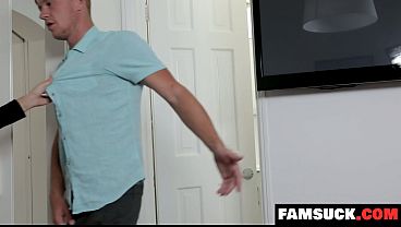 Dumb Slut Jerks Off Her Stepbrother's Mistaken Boner - Famsuck