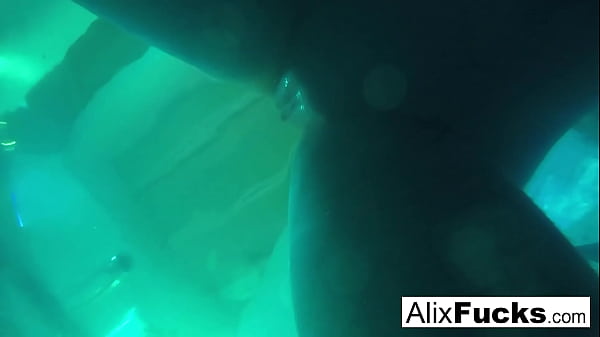 Underwater hidden camera lesbian fun with Alix & Jenna
