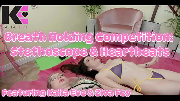 Air Holding Competition: Stethoscope & Heartbeats