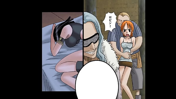 Nami and Robin have a Gangbang on Jaya