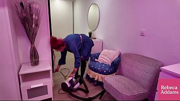 4K VACUUM CLEANER VACUUMING MY TITS ASS PUSSY TILL ORGASM