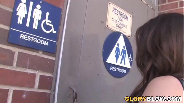 Busty brunette hailey brooke sucks bbc at a glory hole