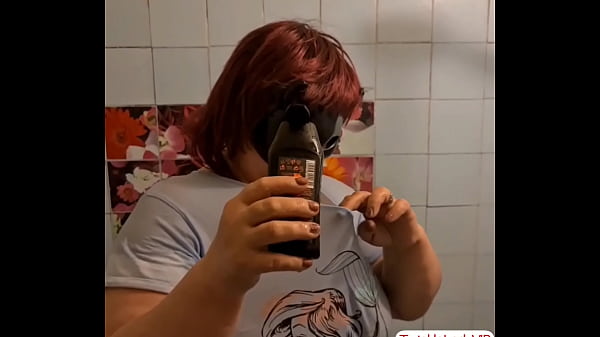 Fat chubby Mature Granny takes a passionate shower.
