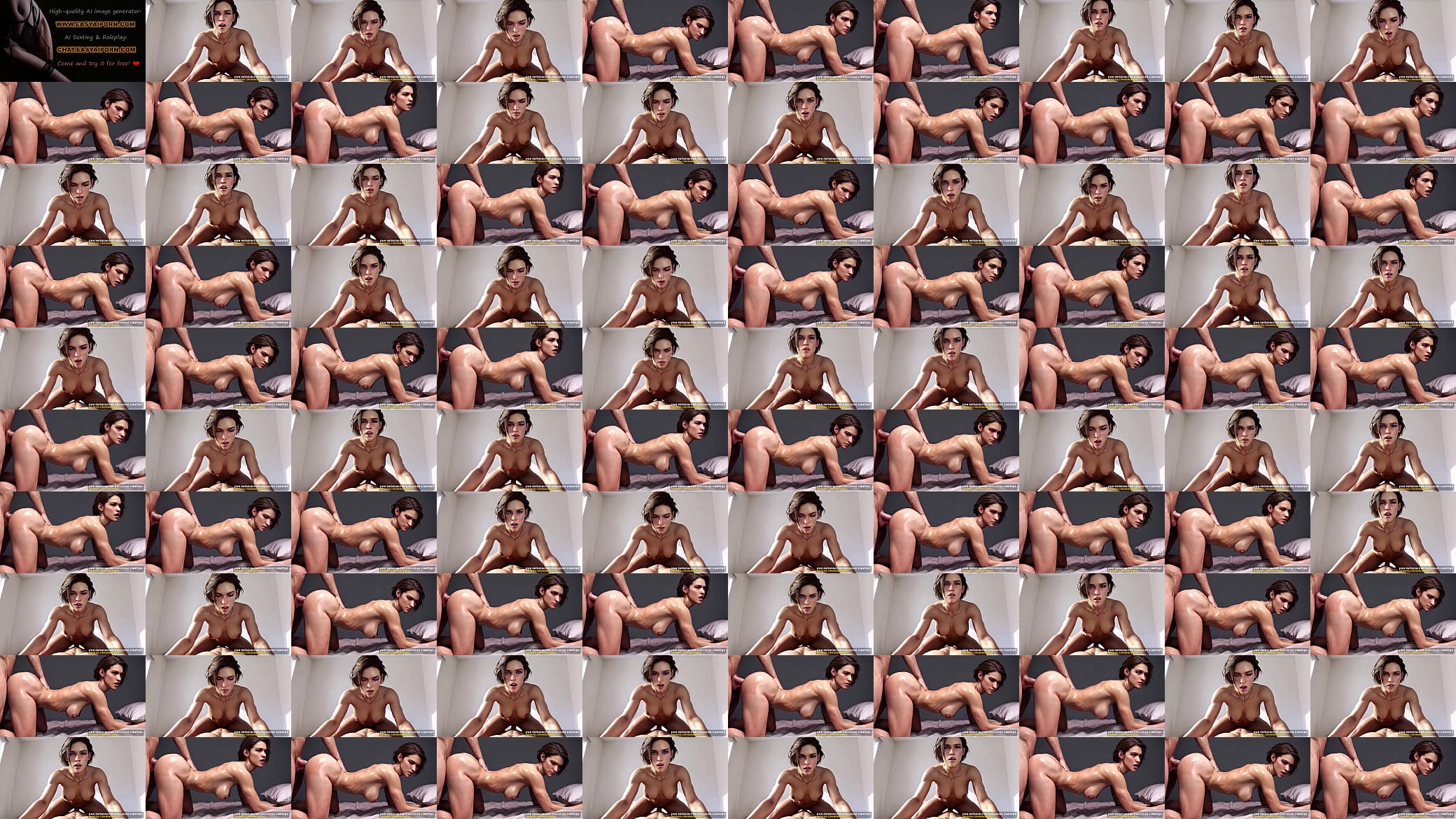 3D Animation : Resident Evil - Jill Valentine Morning Fuck Uncensored Hentai | AI Generated Cosplay 预览图
