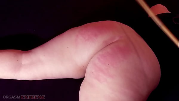 Redhead BBW Teen Slave Receives Painful Butt Caning Punishment From Her Master - Curvy Submissive Slut Enjoys The Pain Of Getting Her Naked Ass Caned - Best Amateur Couple BDSM Porn
