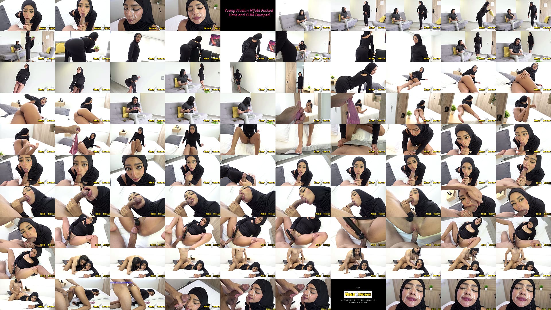 Muslim Hijaabi Teen Fucked Hard and Cum Dumped 预览图