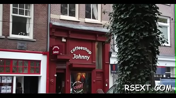 Hawt dude takes a travel and visites the amsterdam prostitutes