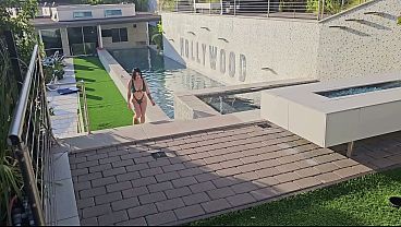 Huge Butt Latina Tokyo Lynn Fucks By Pool In Hollywood Hills