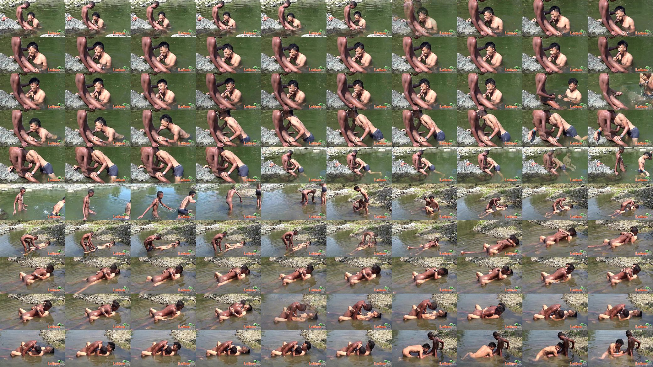 Heated Latinos get wet and go gay under the sun 预览图
