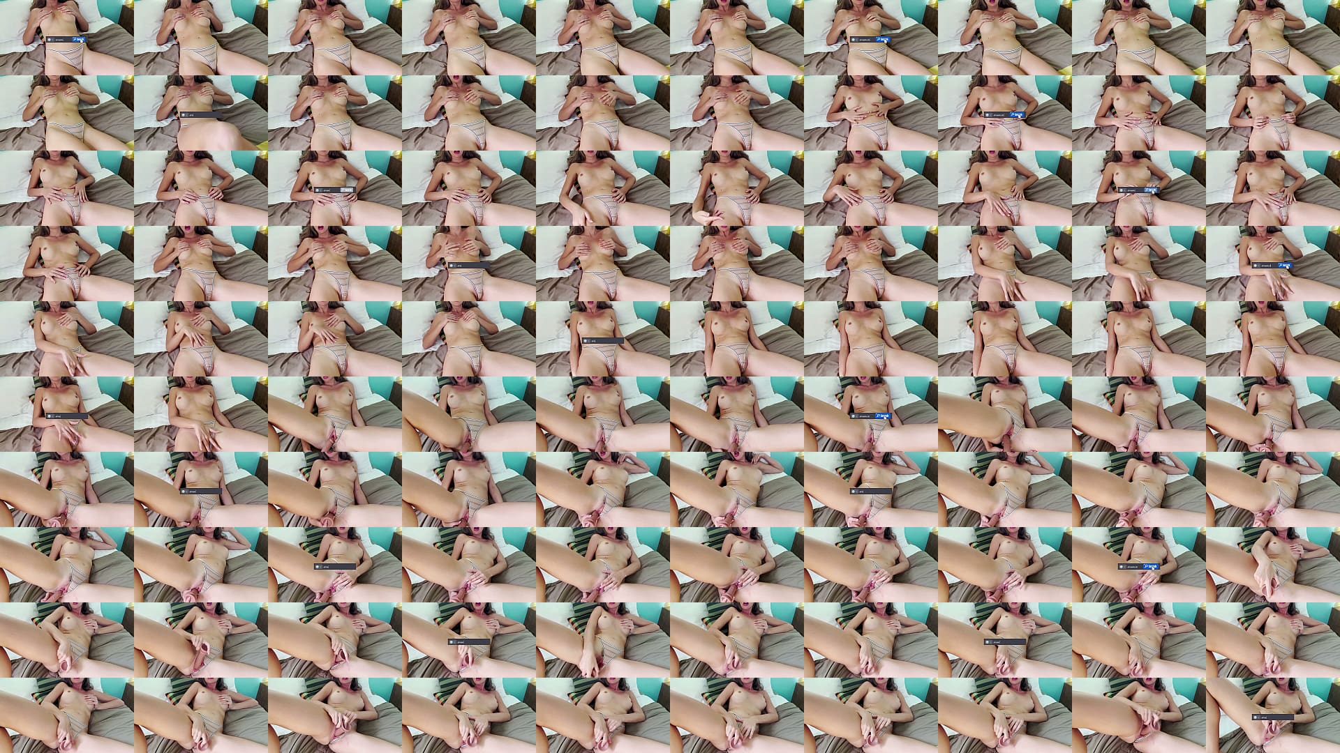 Morning routine for a german girl - huge Dildo masturbation 预览图