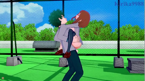 Download Video - Ochako Uraraka and Izuku Midoriya intense sex&period; - My Hero Academia Hentai