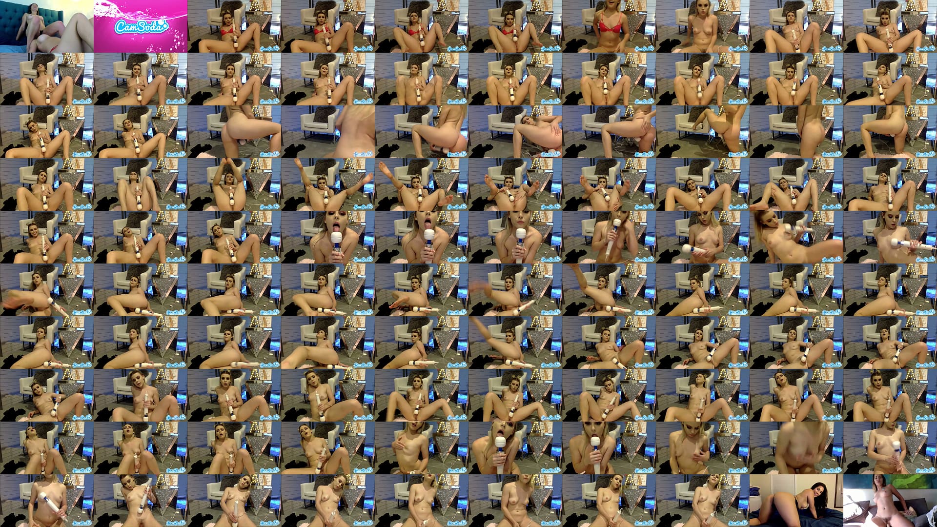 Aubrey Sinclair Big Tits Blonde Rubbing Wet Pussy With Dildo 预览图