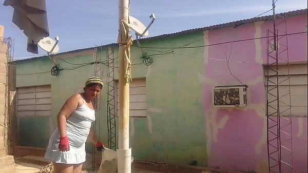 My neighbor can't wait to see my big ass in my short dress.