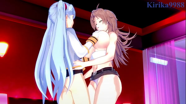 Download Video - Ruri Hoshino and Sagiri Sakurai intense lesbian play&period; - Martian Successor Nadesico & Super Robot Wars T Hentai