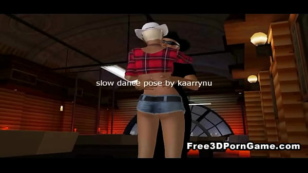 Fille De Cow-Girl De Dessin Animé 3D Se Faire Pilonner La Chatte