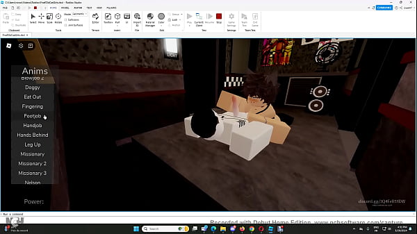 Catgirl jumps on demon (old broken file)