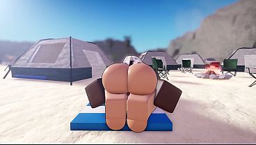 Latina Baddie Gets DESTROYED By BBC On Beach (ROBLOX)