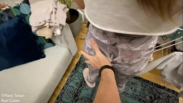 Tiffany Tatum does the laundry and a dick