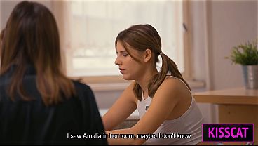 Family House S1E1 pt2: What Happens When Step Brother Joins Step Sister and Aunty's Wild Share Bed threeway?
