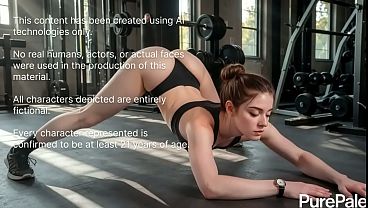 This hot chick made me fuck her hard at the gym between sets [Ai]