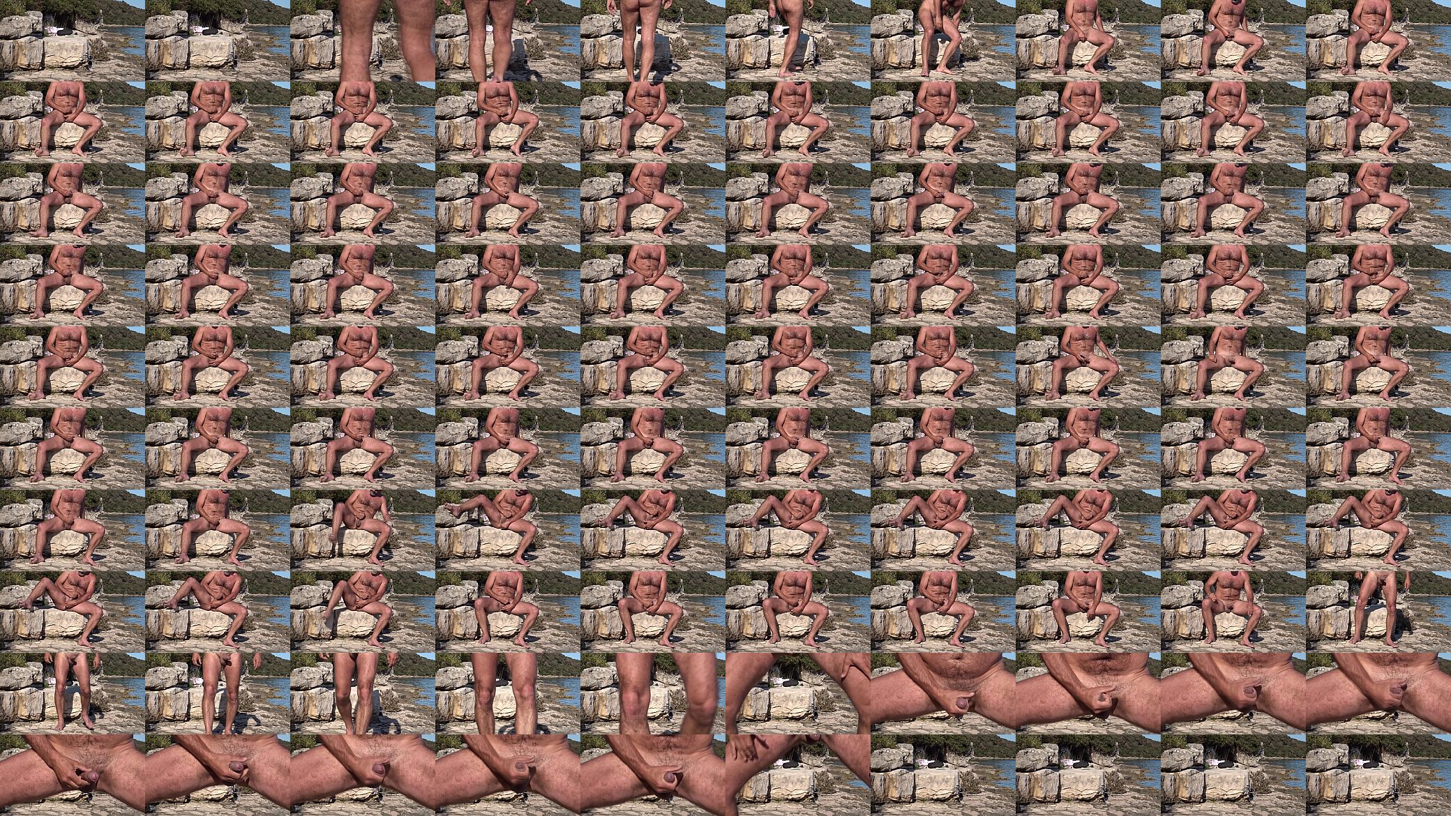 stroking my cock under the smooth croatian sun 预览图