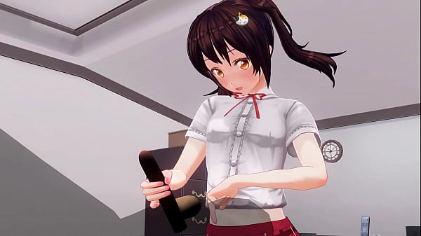 Uncensored Japanese Hentai anime  Jerk Off Instruction handjob and anal