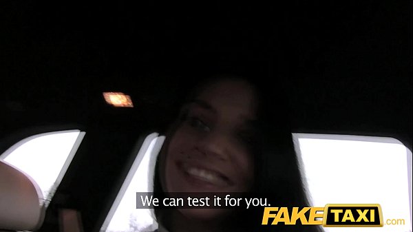 Fake Taxi Sexy long legs in lace stockings
