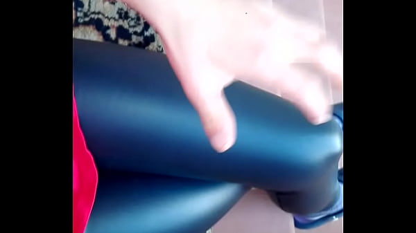 Spaß mit Leder leggings