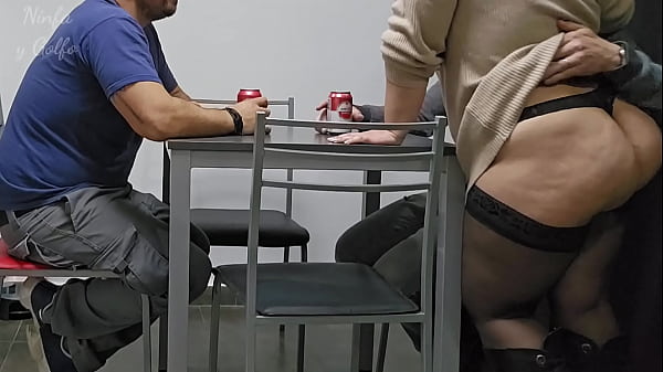 The neighbor comes to visit and ends up fucking...