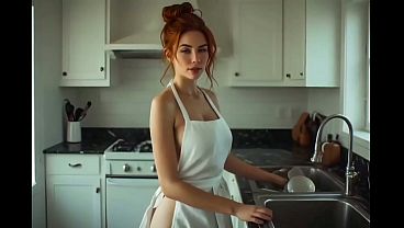 Fucking My Best Friends Sexy Petite Redhead Mom - Milf Fantasy (Redhead, Blowjob, Perfect Body, Doggy Style, Mom) -AI Generated