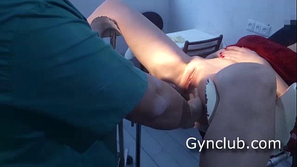 The girl in the red dress at the gynecologist