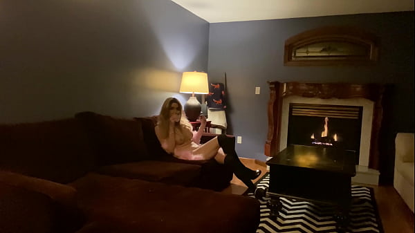 Trans Woman Smokes Cigar While Masturbating