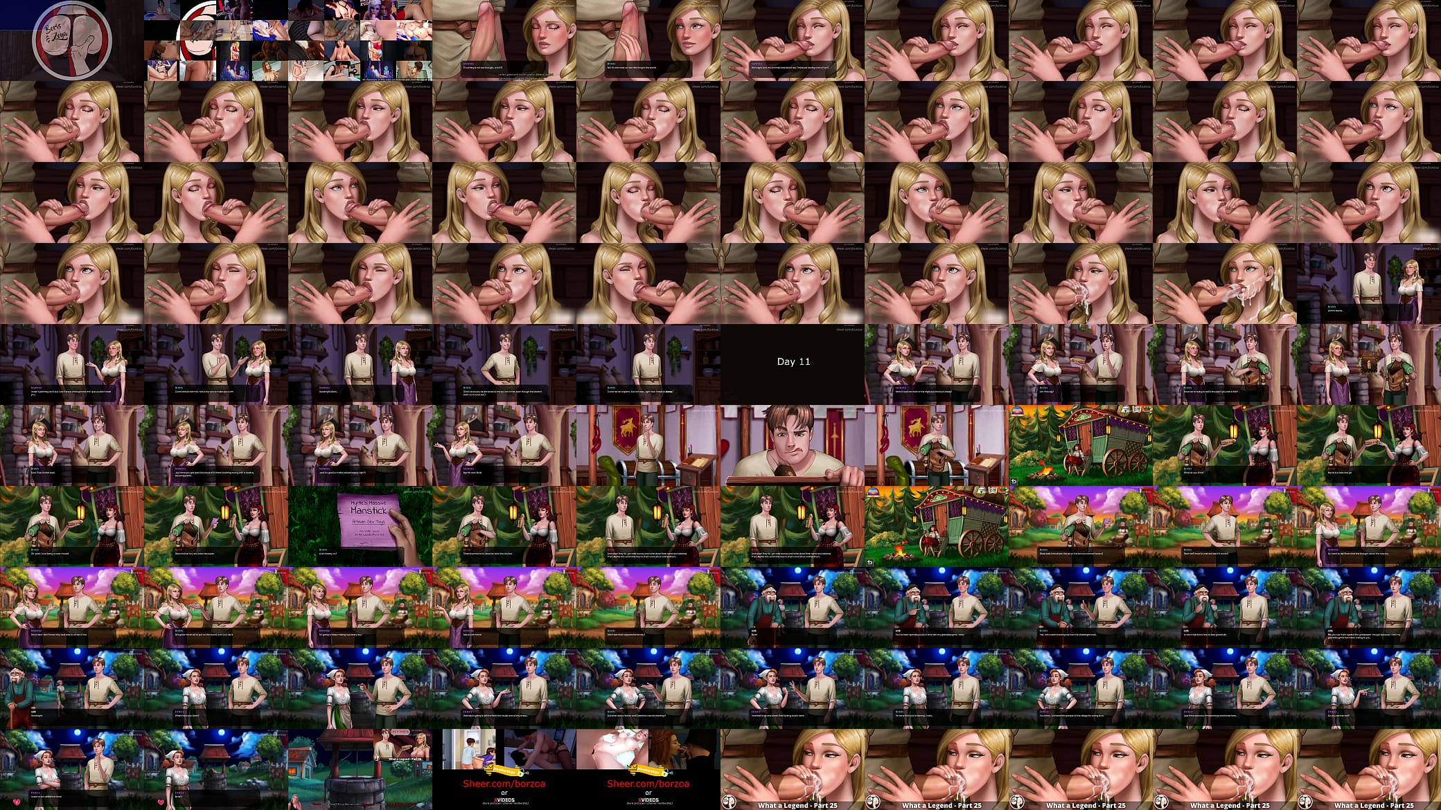WAL 25 - Cum into mouth and swallow - Hentai big tits blonde 预览图