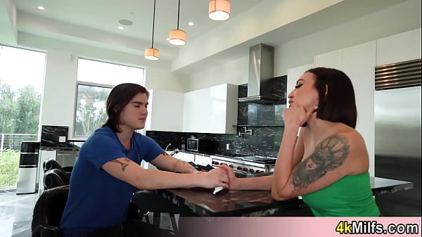 Beautiful stepsister wants to try taboo sex and my blonde stepmom is up to the task
