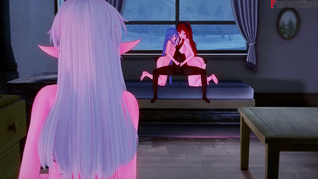 Sylphiette find me in a threesome with Eris and Roxy, she can'_t resist the BBC | Mushoku Tensei 5