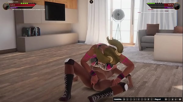 Frankie Fuxalot VS Theresa (Naked Fighter 3D)