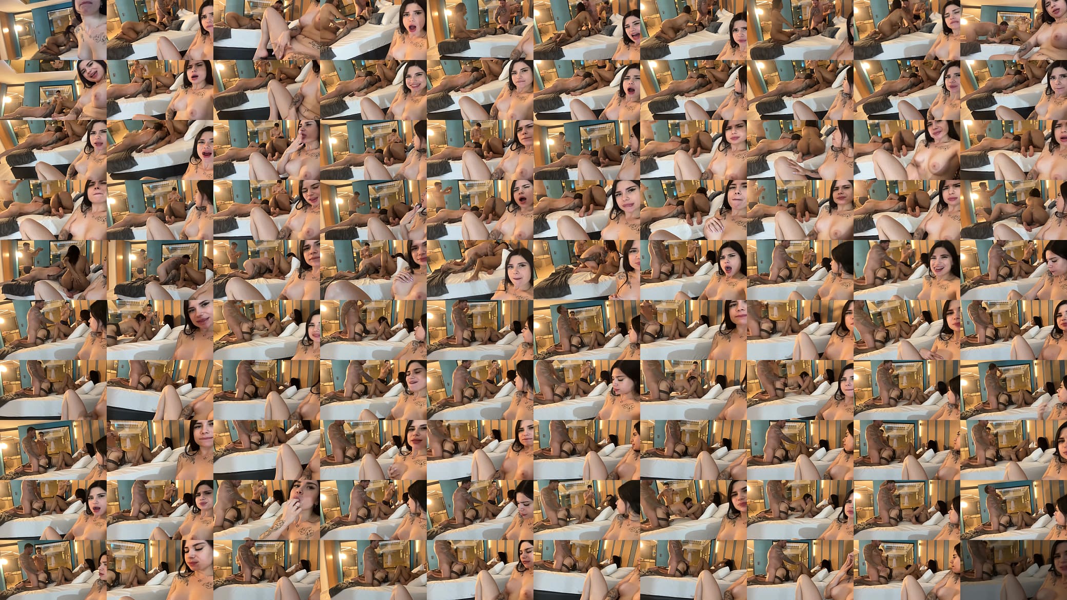 Minha namorada ficou de voyeur se masturbando enquanto eu fodia com duas putas gostosas 预览图