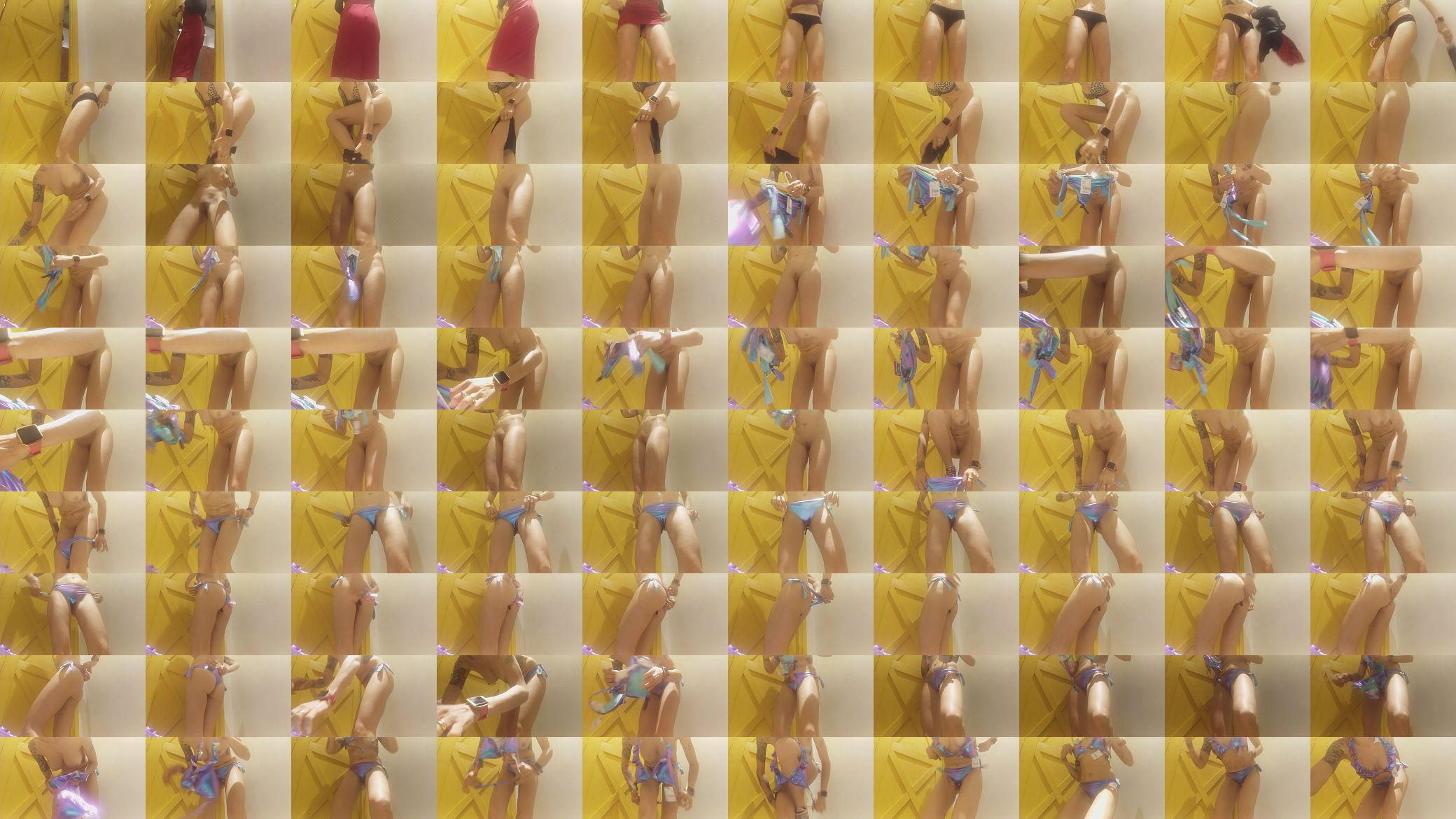 HIDDEN CAMERA! hot fitting room ;) 预览图