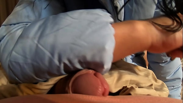 A Lot Of Cum On my new sky blue down jacket and white pantyhose for my impotent husband- preview