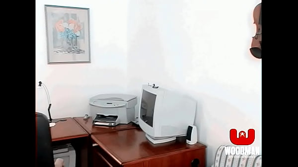 Arawen gets all her holes fucked in office