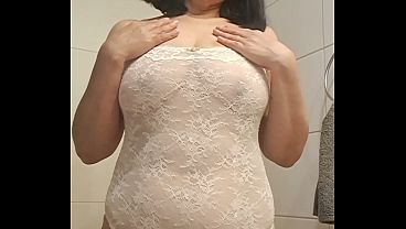 The bodysuit opens to reveal the hairy shell
