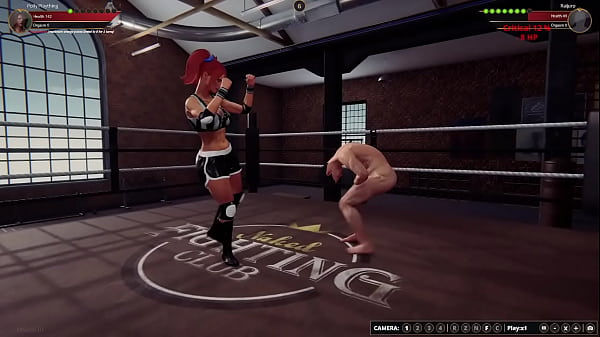 Polly Plaything VS Raijuro (Naked Fighter 3D)