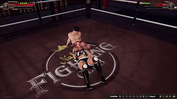 Polly Plaything VS Raijuro (Naked Fighter 3D)