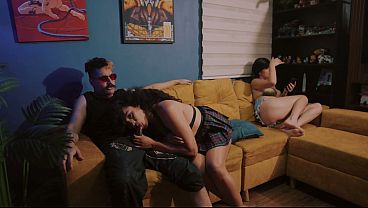 My roommates can't stand it and have sex next to me