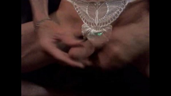 Download Video - Stroking my shaved Cock in crotchless panties w&sol;Irish hair tie turned Cock Ring