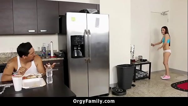 Horny Step Daughter Pleased Her