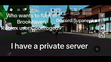 Who wants to fuck in Roblox brookhaven