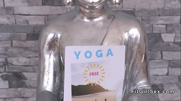 Lesbian yoga teacher fucks busty Asian