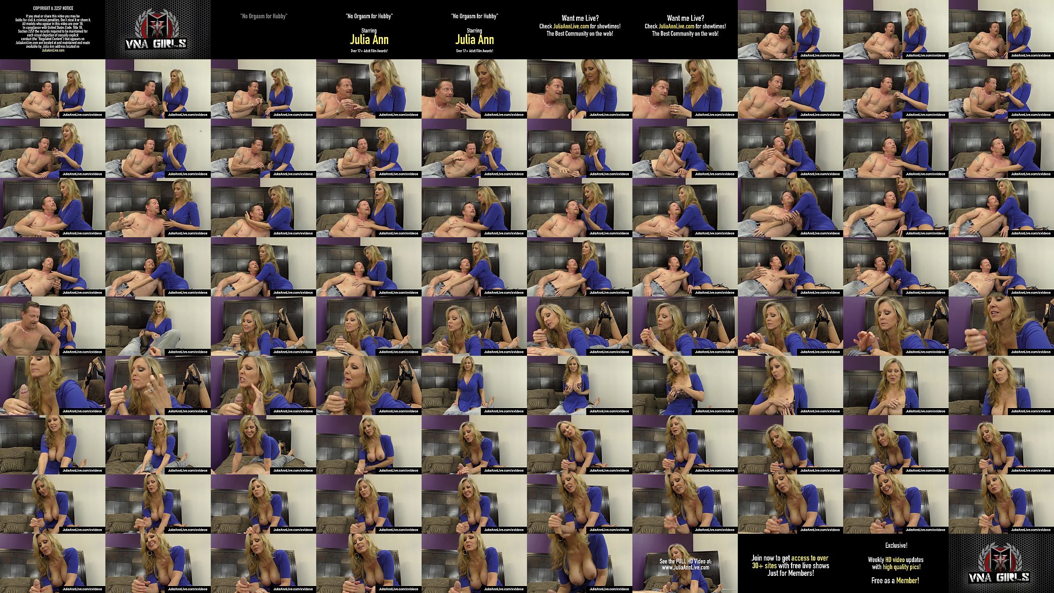 Orgasm Denial With Busty Wife Julia Ann Stroking That Cock! 预览图