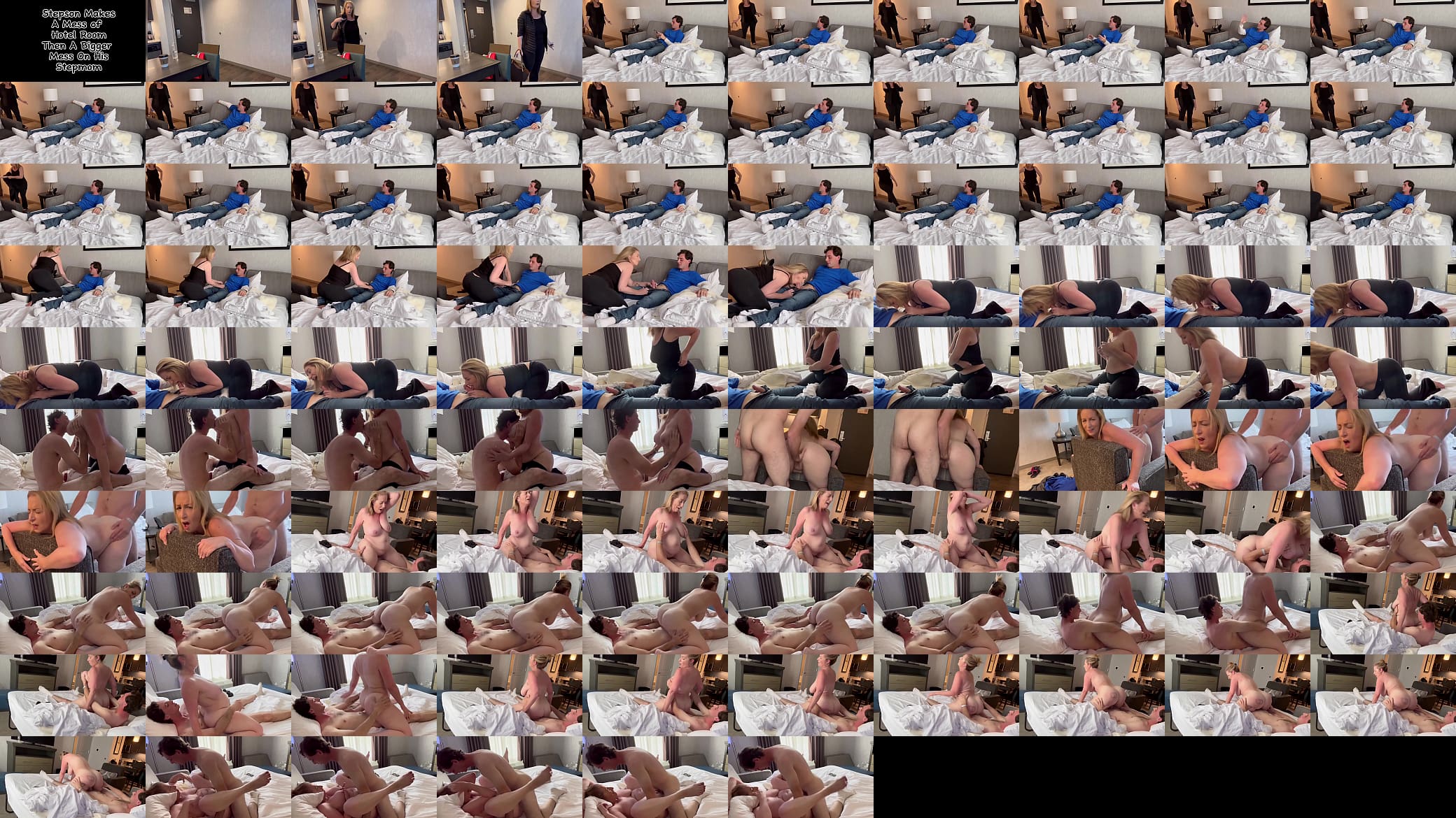 Stepson Makes A Mess Of Hotel Room And Then A Bigger Mess On His Hot Stepmom Danni Jones 预览图